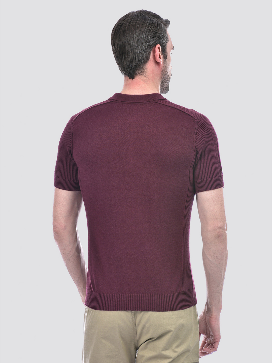 Numero Uno Men's Half Sleeve Slim Fit Maroon Polo T-Shirt